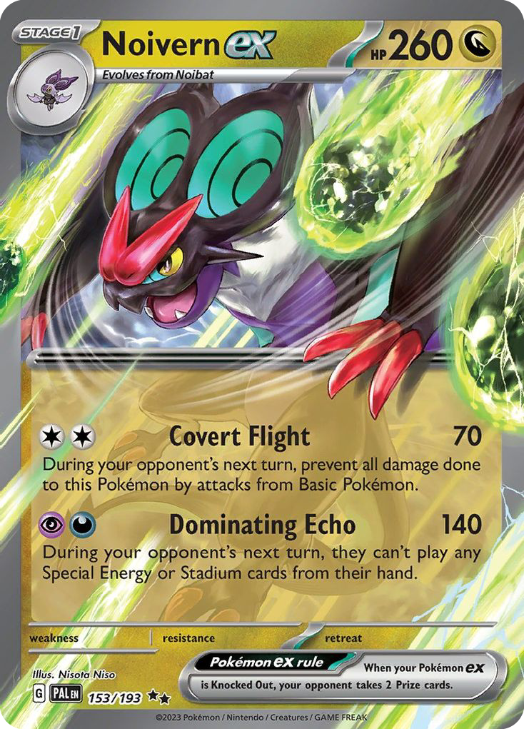Noivern ex 153/193 Double Rare | Paldea Evolved | Pokemon Card