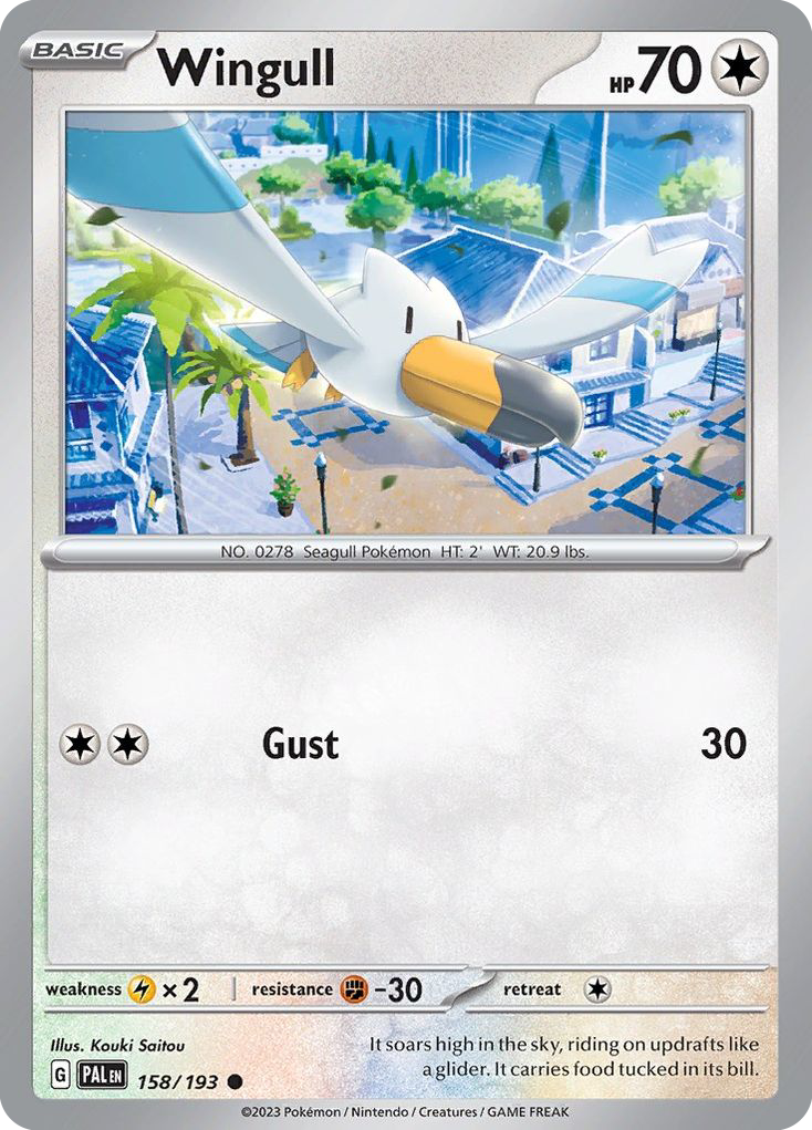 Wingull 158/193 Common | Paldea Evolved | Pokemon Card