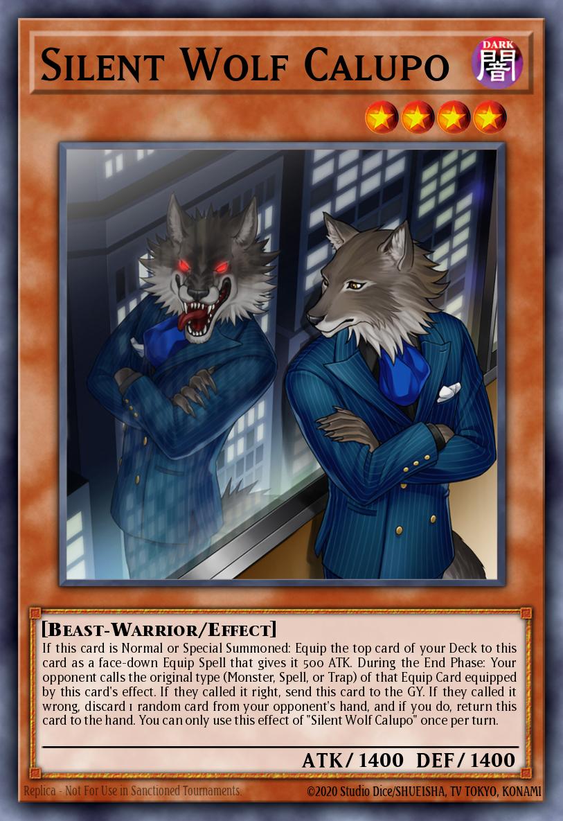 zombie werewolf yugioh card Silent Wolf Calupo - MP23-EN184 Super Rare