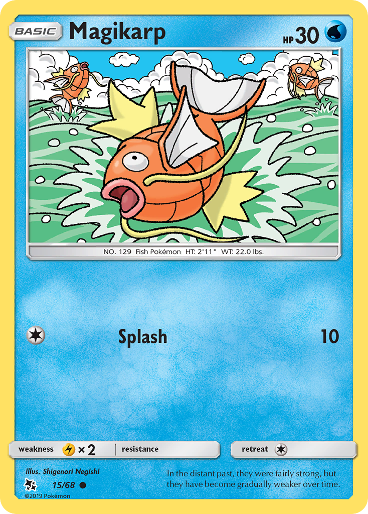 Magikarp 15/68 Common | Hidden Fates | Pokemon Card