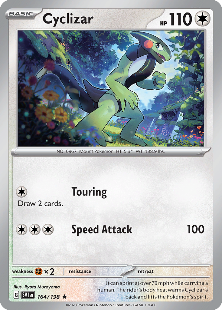 Cyclizar 164/198 Rare Holo | Scarlet & Violet | Pokemon Card