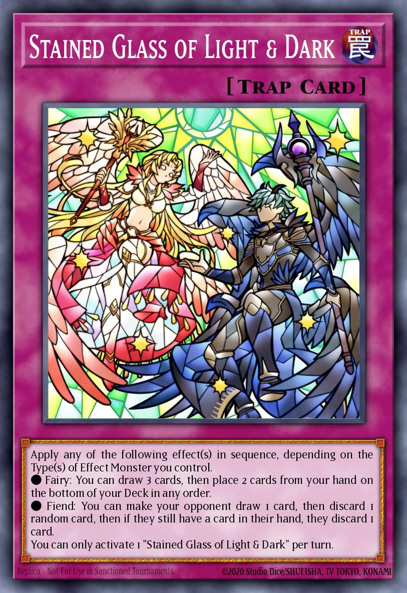 yugioh light cards Yu-Gi-Oh! Wiki Destroy all face Stained Glass of Light &
