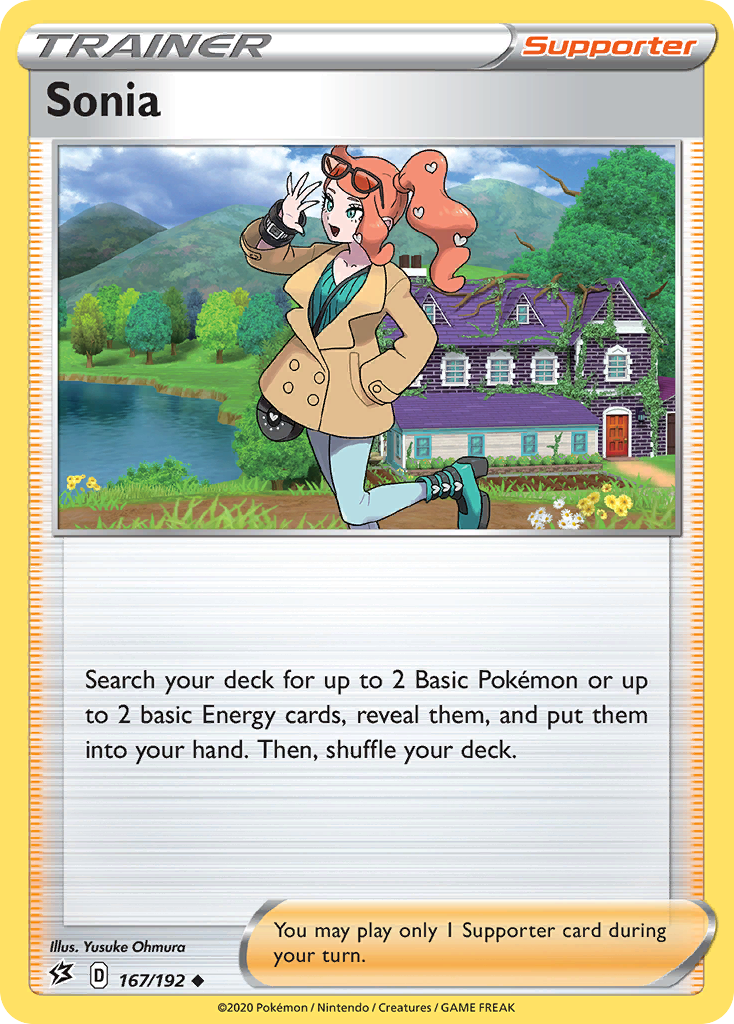 Sonia 167/192 Uncommon | Rebel Clash | Pokemon Card