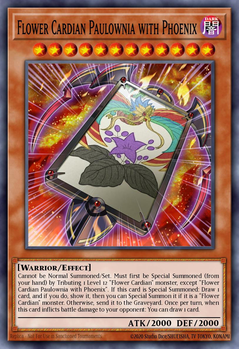 Flower Cardian Paulownia with Phoenix - DRL3-EN038 Ultra Rare | Yu-Gi-   Brickheads Collectables