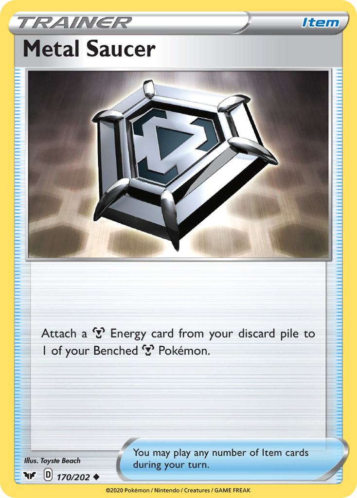 Metal Saucer 170/202 Uncommon | Sword & Shield | Pokemon Card