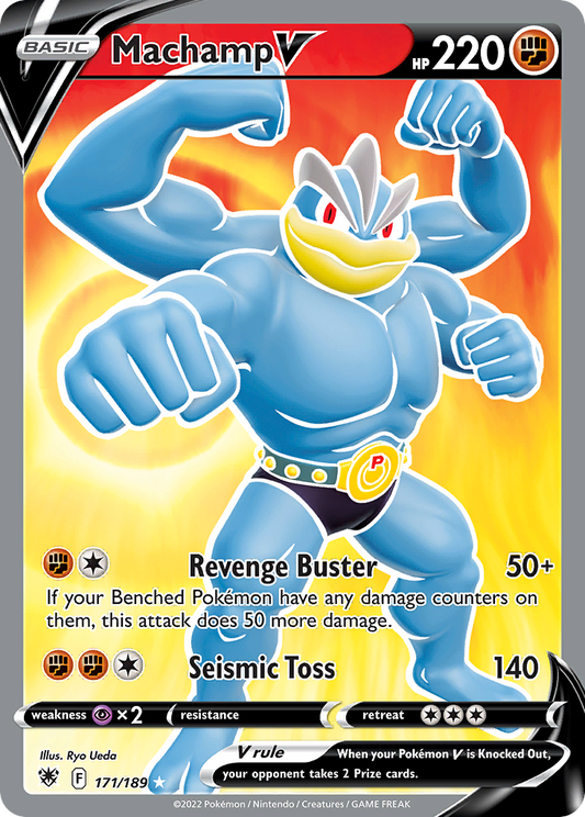 Machamp V 171/189 Rare Ultra | Astral Radiance | Pokemon Card