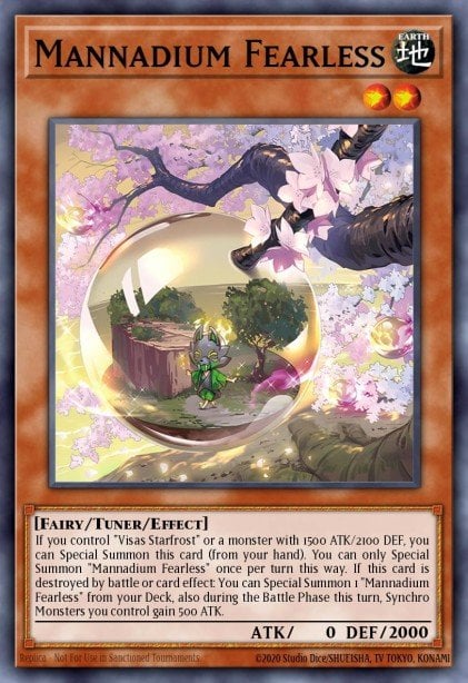 Mannadium Fearless - CYAC-EN013 Super Rare