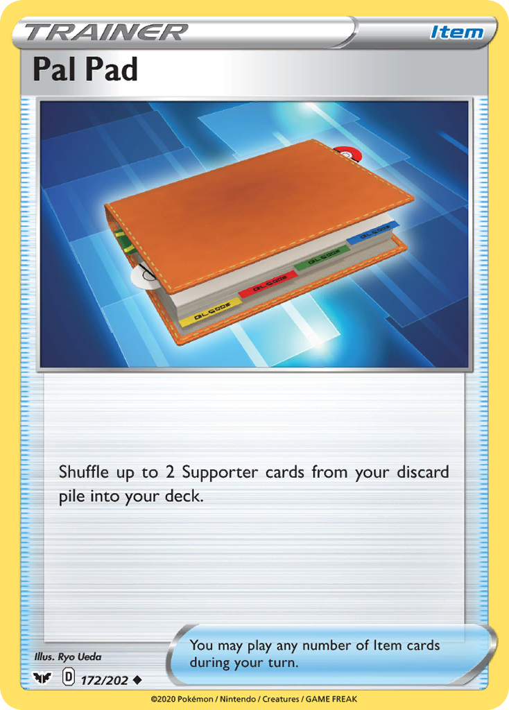 Pal Pad 172/202 Uncommon | Sword & Shield | Pokemon Card