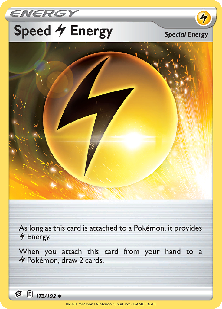 Speed Lightning Energy 173/192 Uncommon | Rebel Clash | Pokemon Card