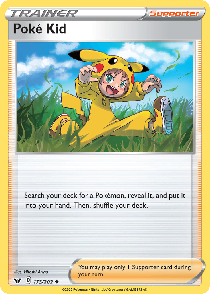 Poké Kid 173/202 Uncommon | Sword & Shield | Pokemon Card
