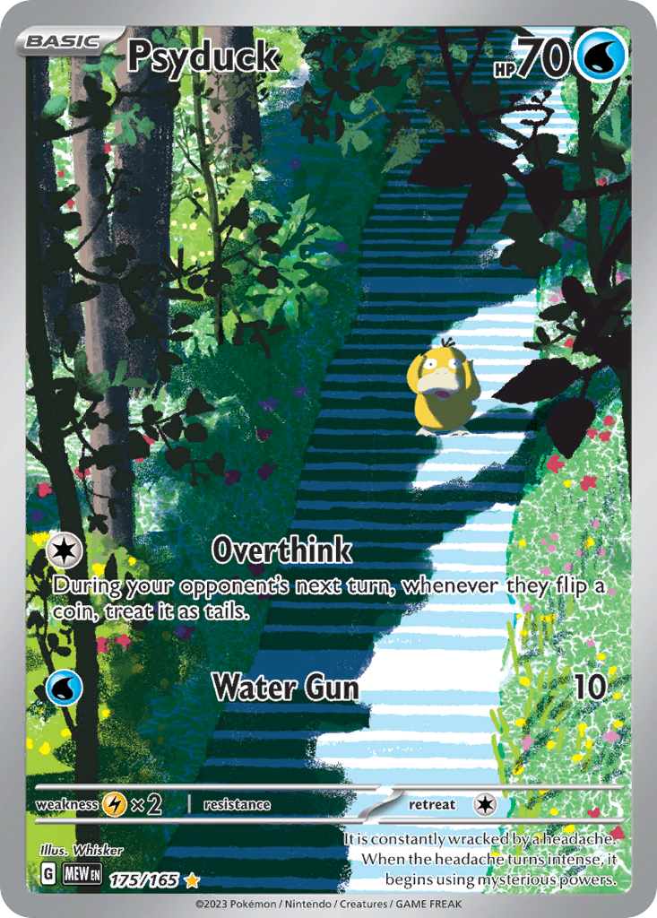 Psyduck 175/165 Illustration Rare | 151 | Pokemon Card