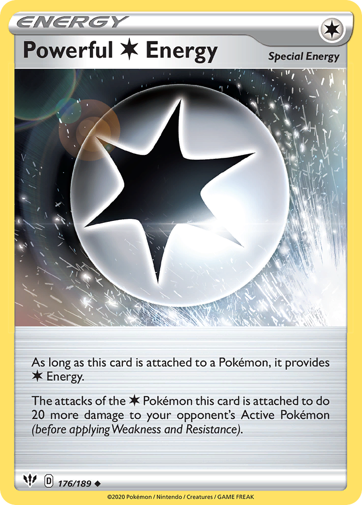 Powerful Colorless Energy 176/189 Uncommon | Darkness Ablaze | Pokemon Card