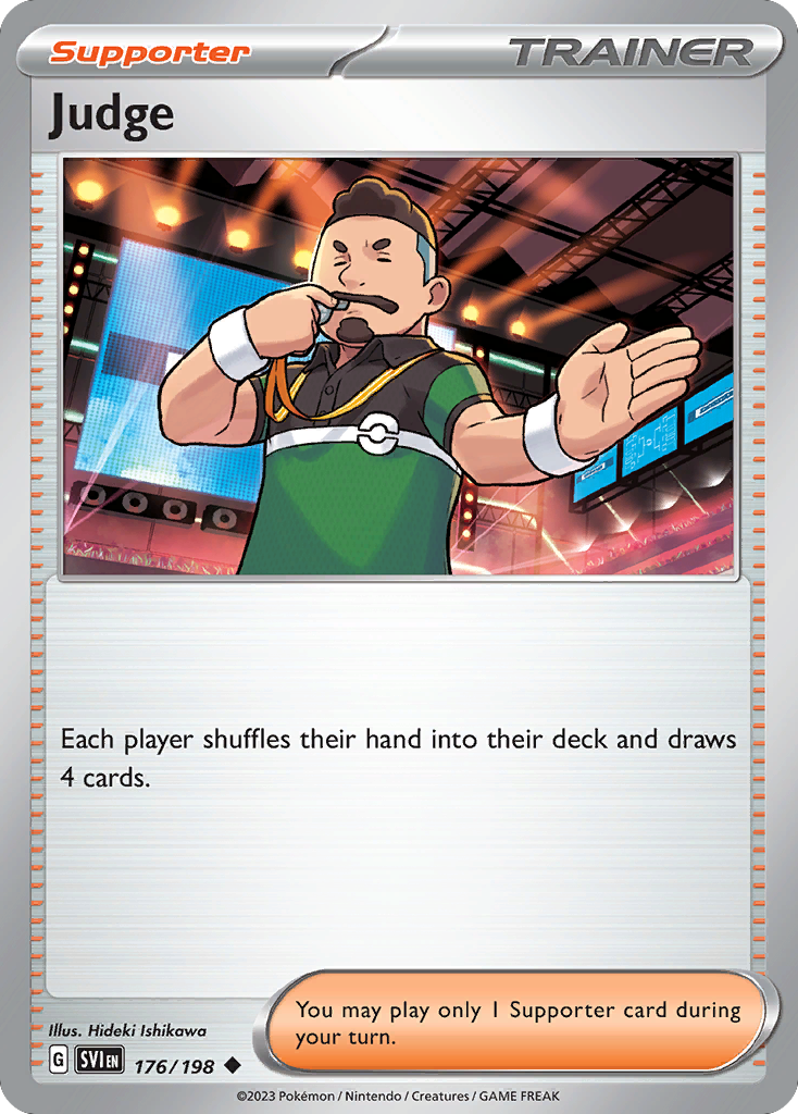 Judge 176/198 Uncommon | Scarlet & Violet | Pokemon Card