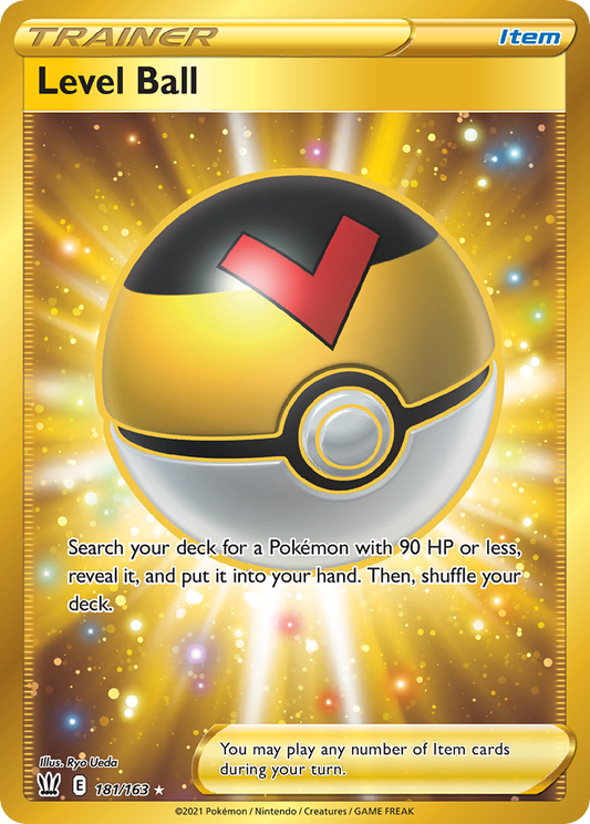 Level Ball 181/163 Rare Secret | Battle Styles | Pokemon Card