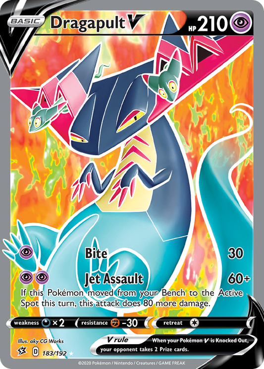 Dragapult V 183/192 Rare Ultra | Rebel Clash | Pokemon Card