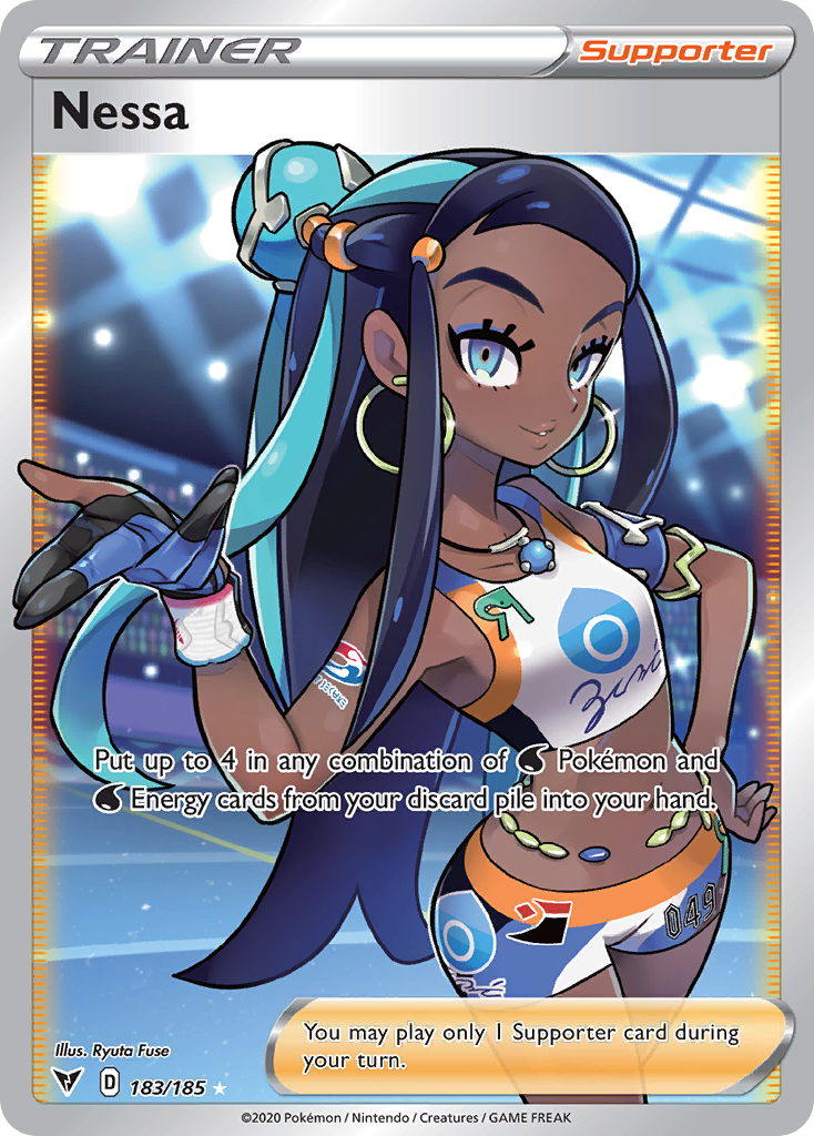 Nessa 183/185 Rare Ultra | Vivid Voltage | Pokemon Card