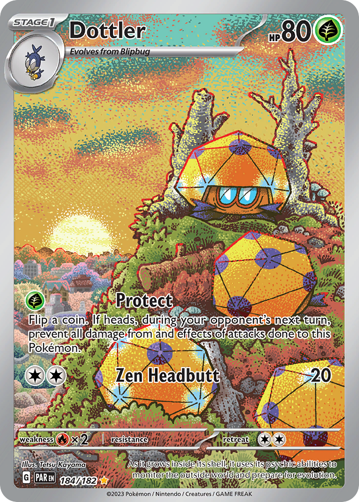 Dottler 184/182 Illustration Rare | Paradox Rift | Pokemon Card