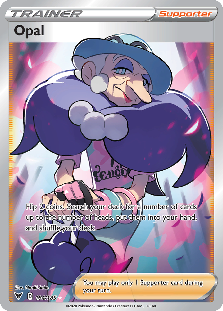 Opal 184/185 Rare Ultra | Vivid Voltage | Pokemon Card