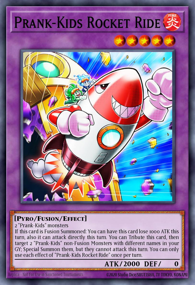 yugioh prank kids cards PrankKids Rocket Ride - MGED-EN111 Rare Pack Position:24 may be 1st or Introducing the Kings of Sword & Shield: Shining Fates