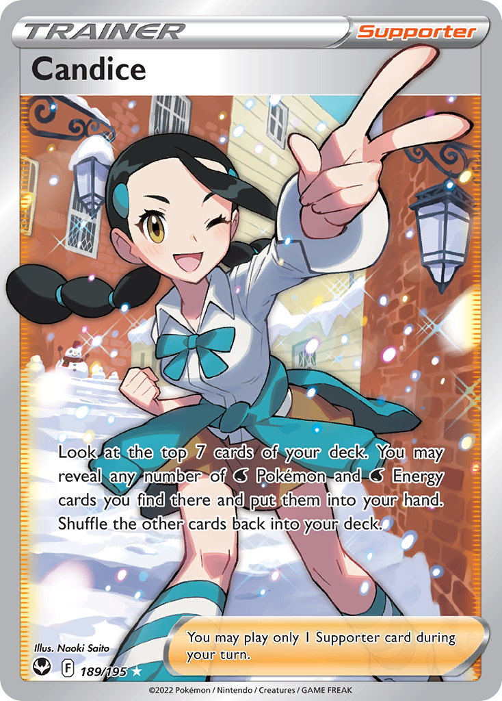 Candice 189/195 Rare Ultra | Silver Tempest | Pokemon Card
