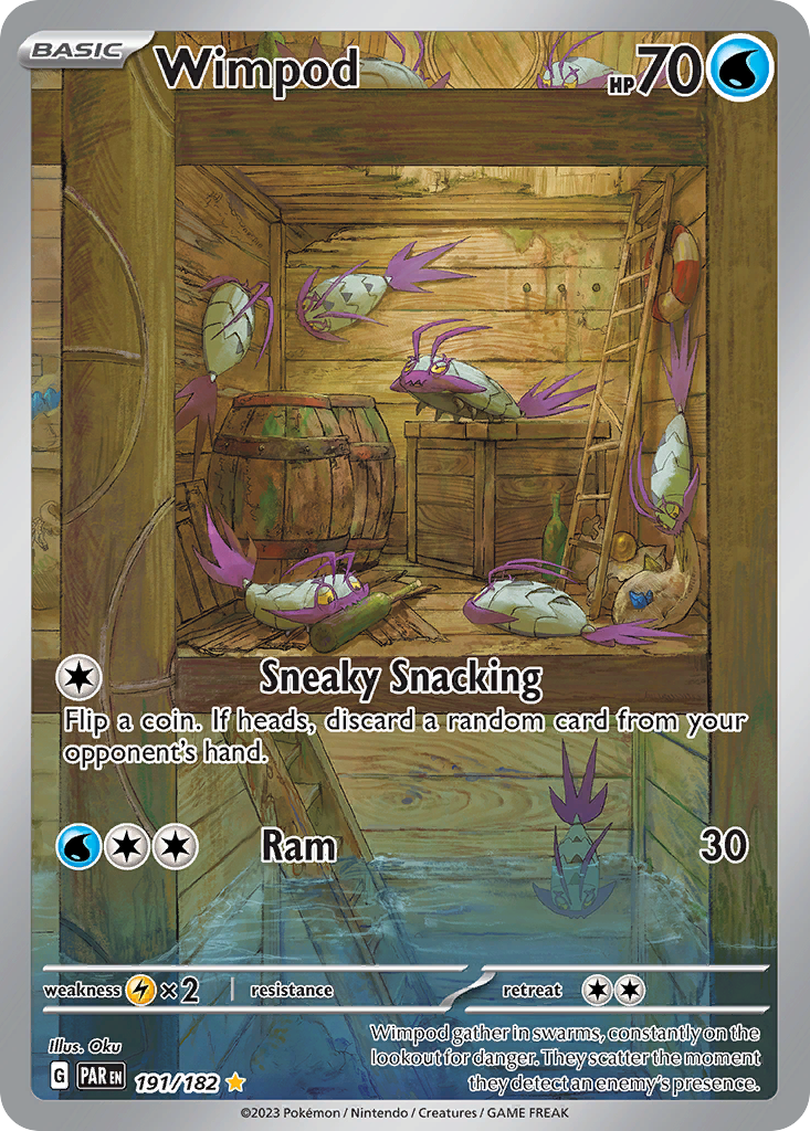 Wimpod 191/182 Illustration Rare | Paradox Rift | Pokemon Card