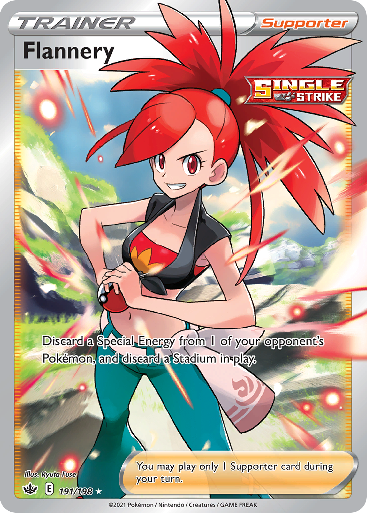 Flannery 191/198 Rare Ultra | Chilling Reign | Pokemon Card