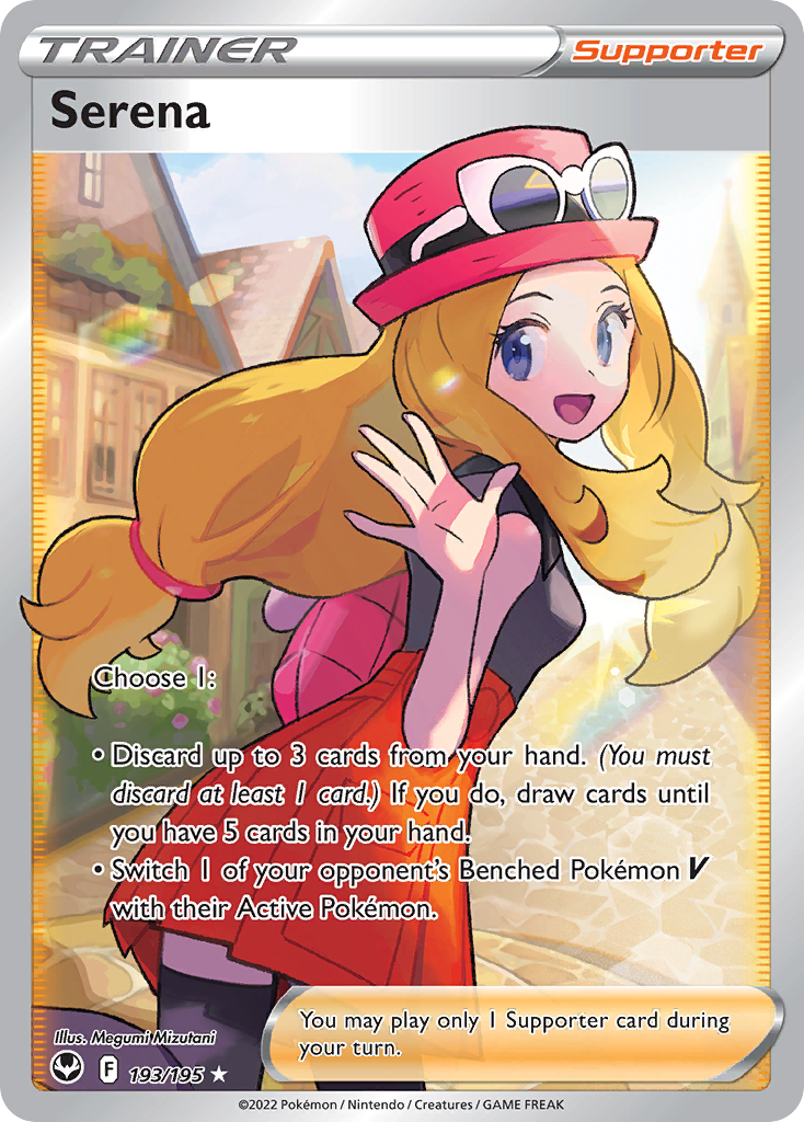 Serena 193/195 Rare Ultra | Silver Tempest | Pokemon Card