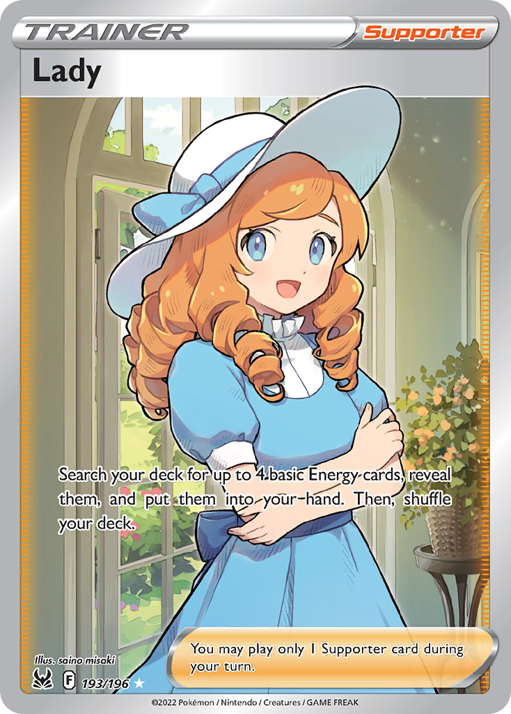 Lady 193/196 Rare Ultra | Lost Origin | Pokemon Card