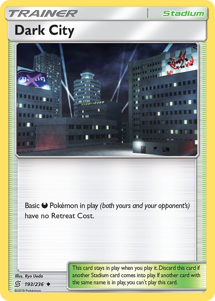 Dark City 193/236 Uncommon | Unified Minds | Pokemon Card