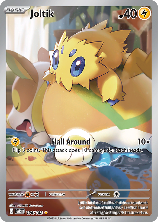 Joltik 196/182 Illustration Rare | Paradox Rift | Pokemon Card
