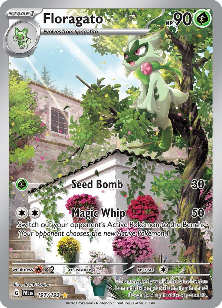 Floragato 197/193 Illustration Rare | Paldea Evolved | Pokemon Card