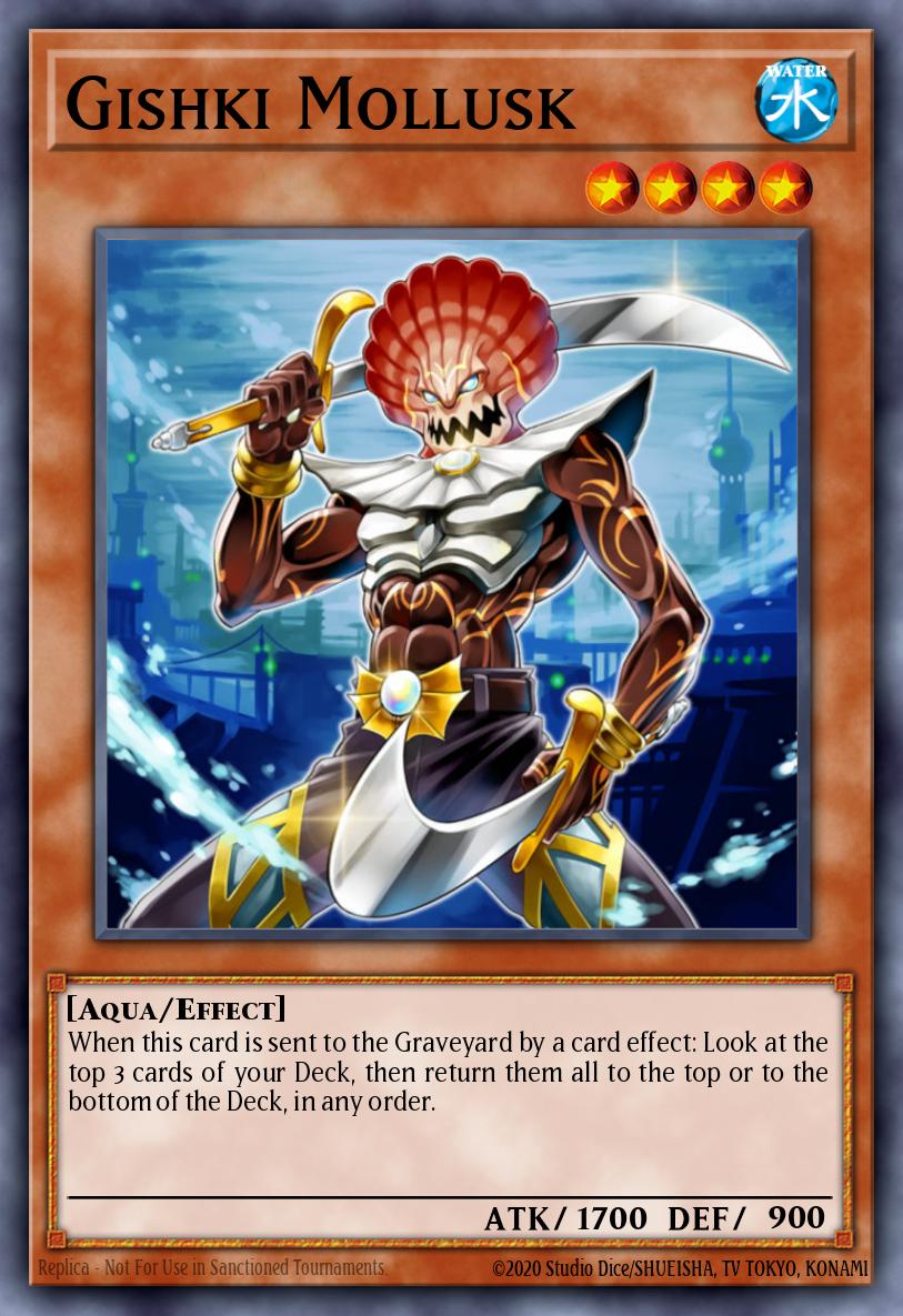 yugioh replica deck Gishki Mollusk - HA06-EN042 Super Rare