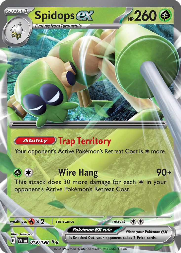 retreat cost pokemon card shop Buy Spidops ex | Scarlet & Violet
