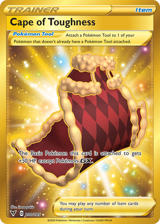 Cape of Toughness 200/185 Rare Secret | Vivid Voltage | Pokemon Card
