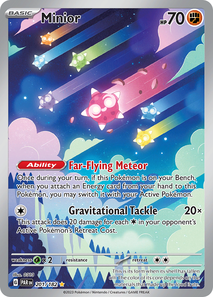 Minior 201/182 Illustration Rare | Paradox Rift | Pokemon Card