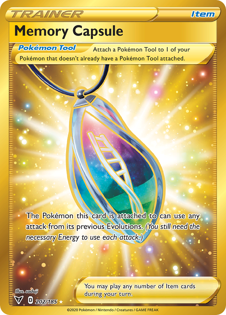 Memory Capsule 202/185 Rare Secret | Vivid Voltage | Pokemon Card