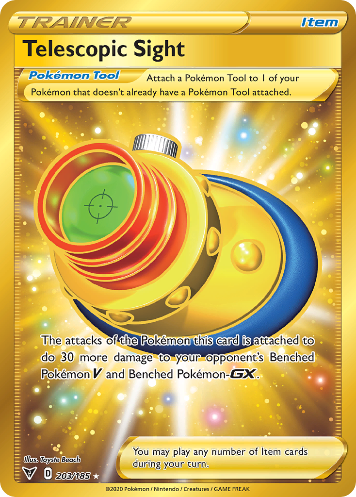 Telescopic Sight 203/185 Rare Secret | Vivid Voltage | Pokemon Card