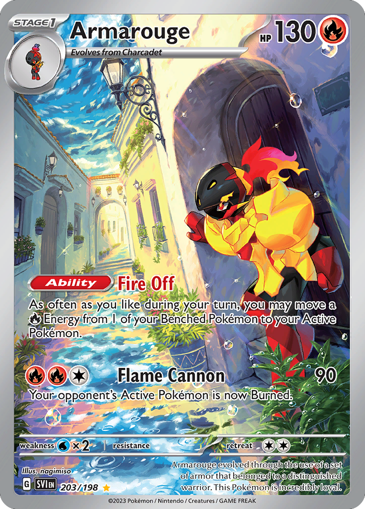 Armarouge 203/198 Illustration Rare | Scarlet & Violet | Pokemon Card