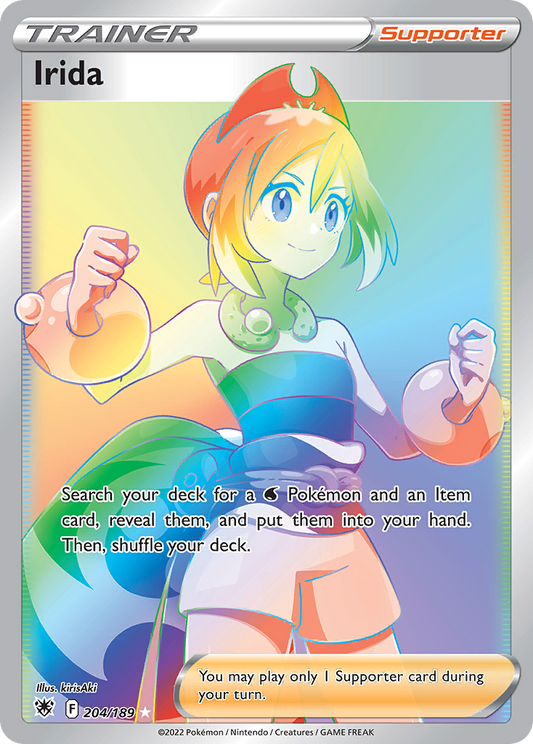 Irida 204/189 Rare Rainbow | Astral Radiance | Pokemon Card