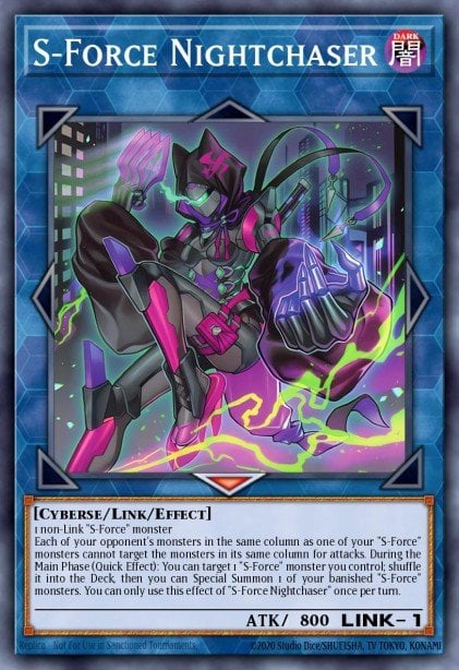 SForce Nightchaser - CYAC-EN050 Super Rare | Yu-Gi-Oh! Card Brickheads Collectables SForce Nightchaser - CYAC-EN050 Super Rare | Yu-Gi-Oh! Card Brickheads Collectables