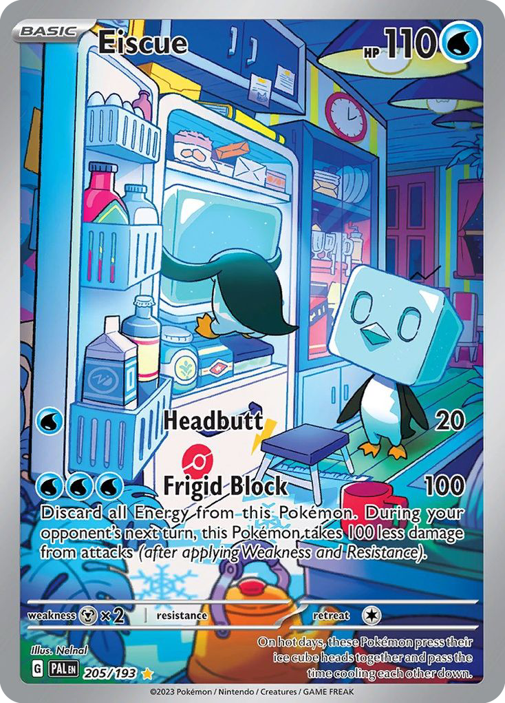 Eiscue 205/193 Illustration Rare | Paldea Evolved | Pokemon Card
