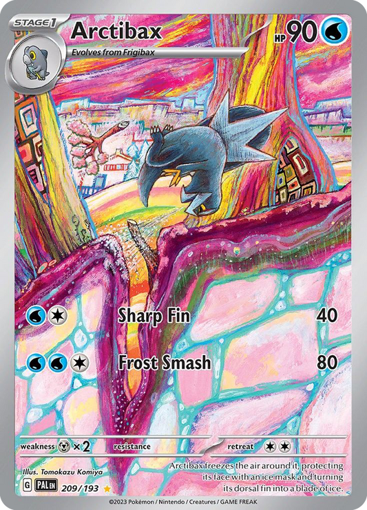 Arctibax 209/193 Illustration Rare | Paldea Evolved | Pokemon Card