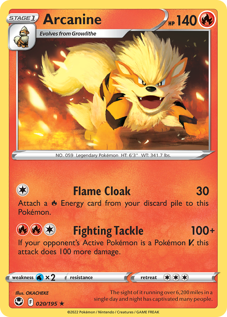 Buy Arcanine Rare | Silver Tempest