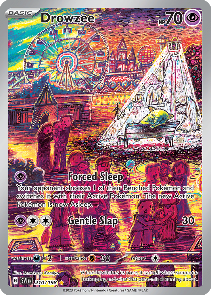 Drowzee 210/198 Illustration Rare | Scarlet & Violet | Pokemon Card