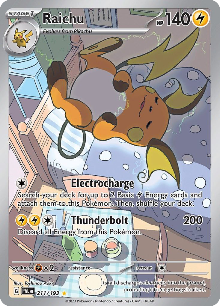 Raichu 211/193 Illustration Rare | Paldea Evolved | Pokemon Card