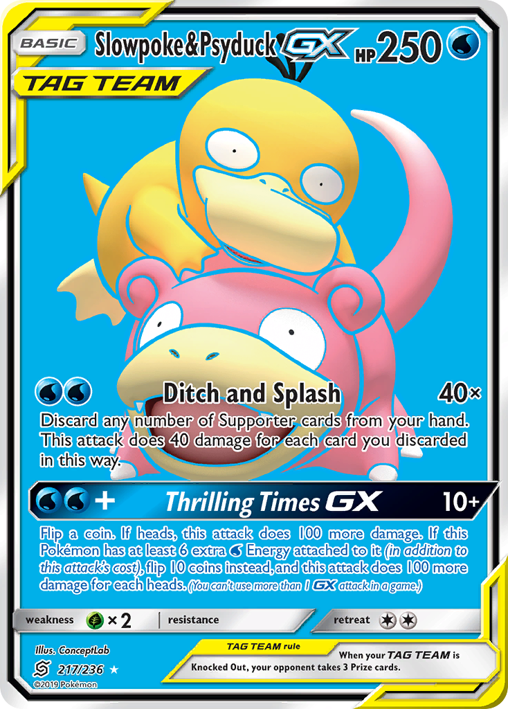 Buy Slowpoke & Psyduck GX | Pokemon Card Australia  Brickheads Collectables