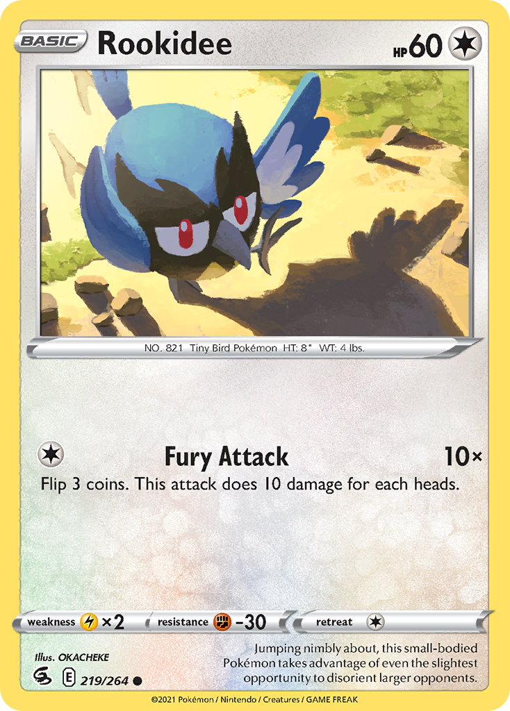 Rookidee 219/264 Common | Fusion Strike | Pokemon Card