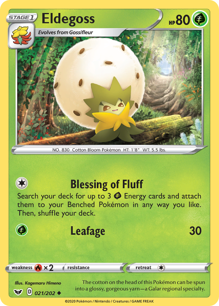 Eldegoss 21/202 Uncommon | Sword & Shield | Pokemon Card