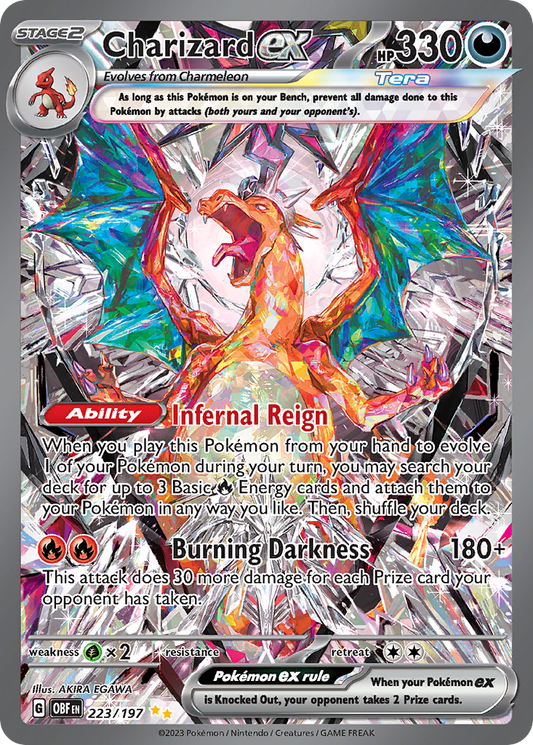 Charizard ex 223/197 Special Illustration Rare | Obsidian Flames | Pokemon Card