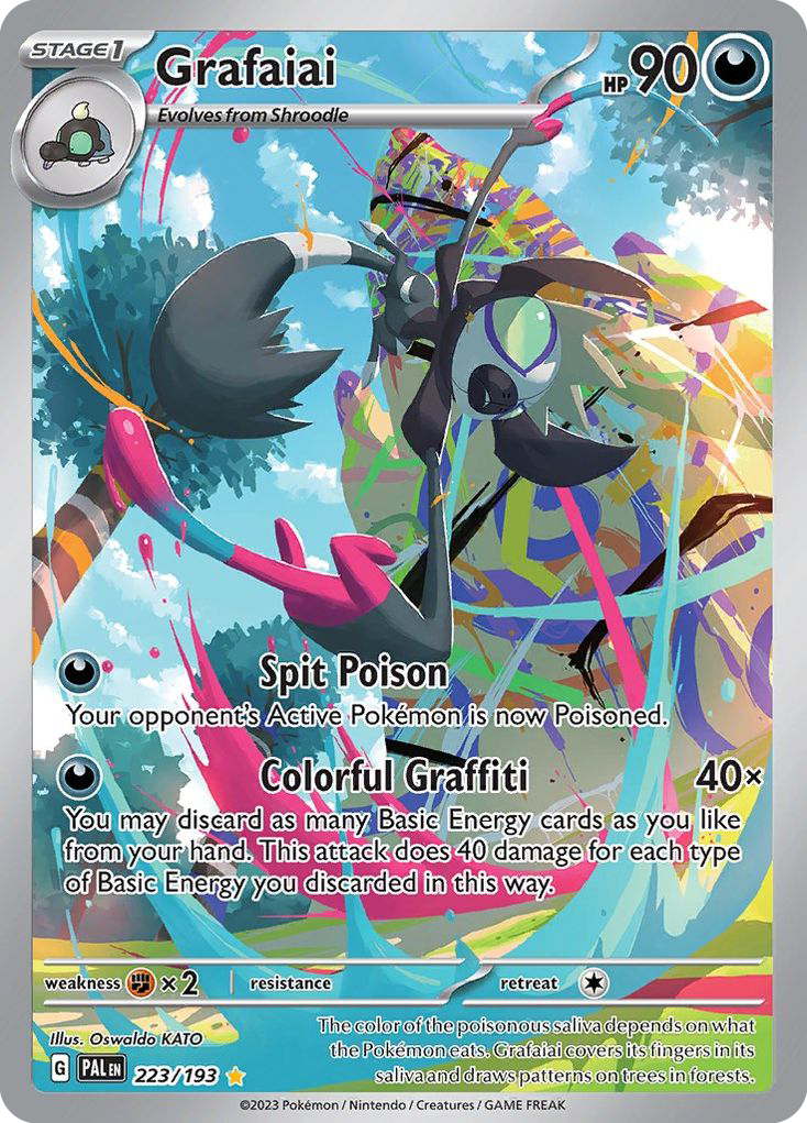 Grafaiai 223/193 Illustration Rare | Paldea Evolved | Pokemon Card